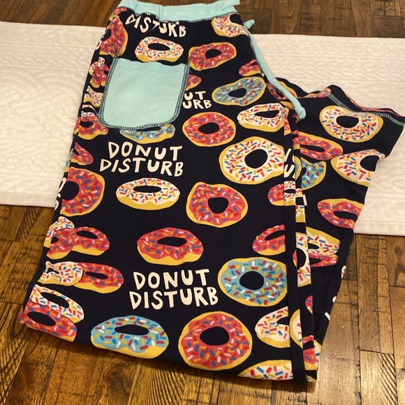 🌷3/15🌷Donut Disturb PJ Yoga pants -S - Picture 3 of 9